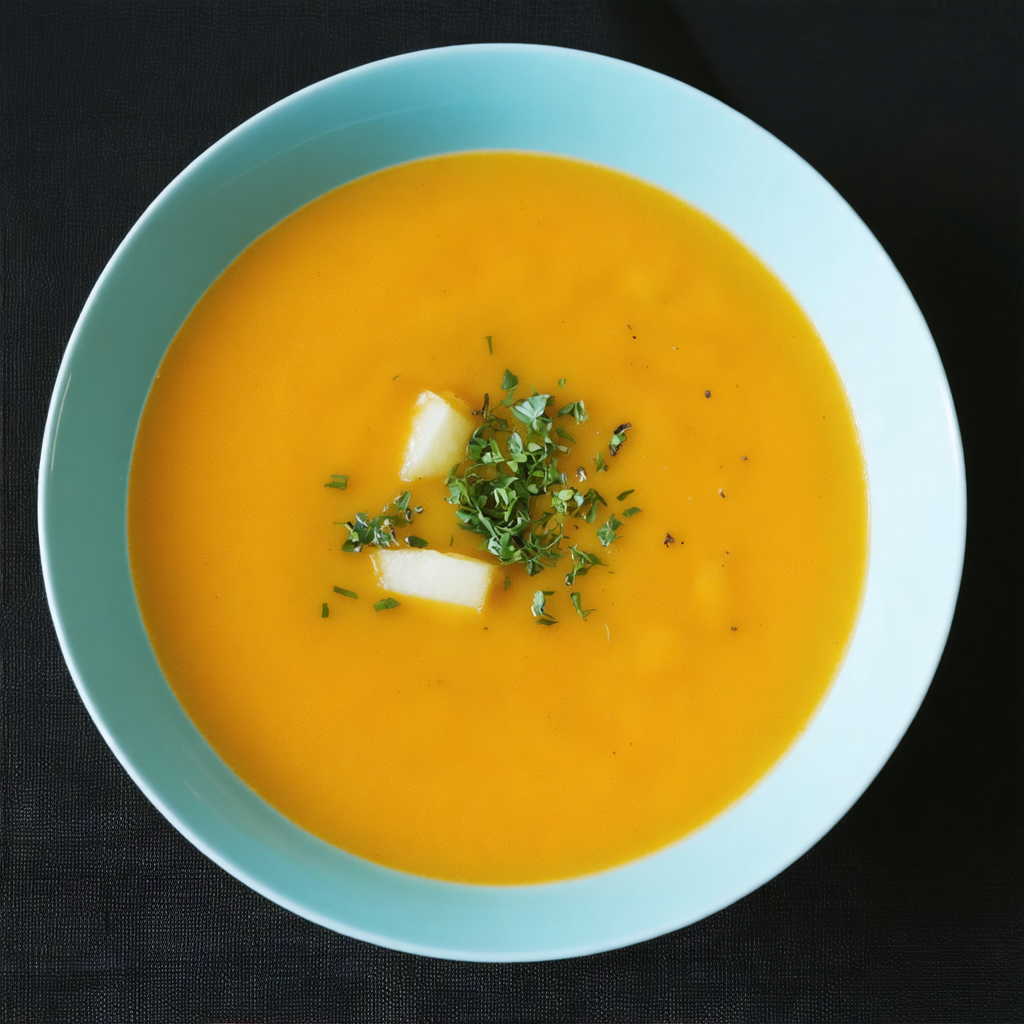 Curried Butternut Squash and Pear Soup