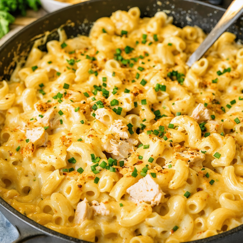 Cheesy Chicken Macaroni and Cheese