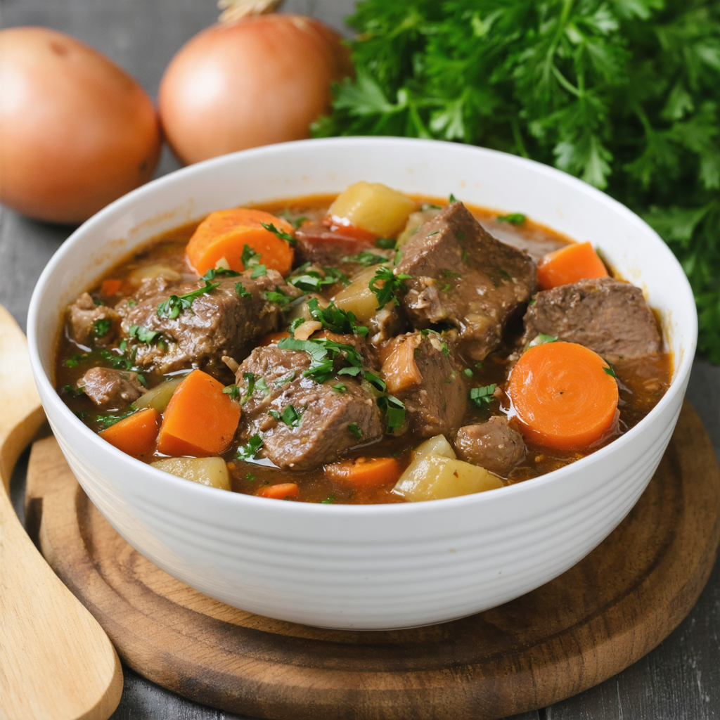 Easy Farmhouse Lamb Stew with Vegetables