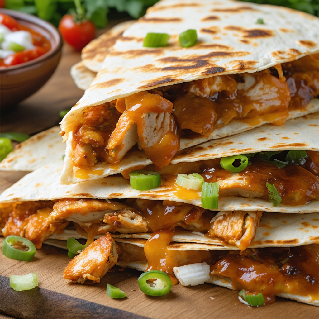 Barbecue Chicken Quesadillas