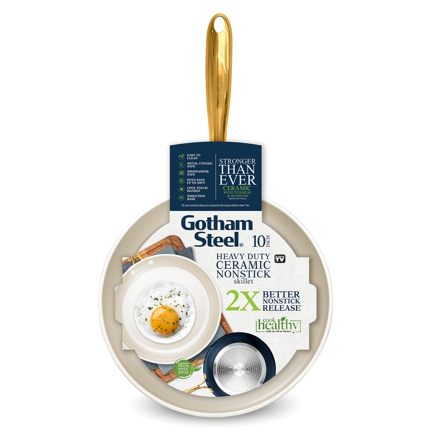 Gotham Steel Natural Collection Fry Pan