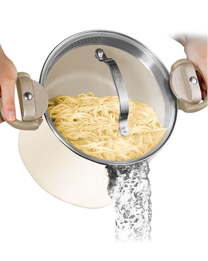 Pasta Pot with Strainer Lid