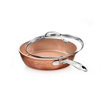 Hammered Copper Sauté Pan