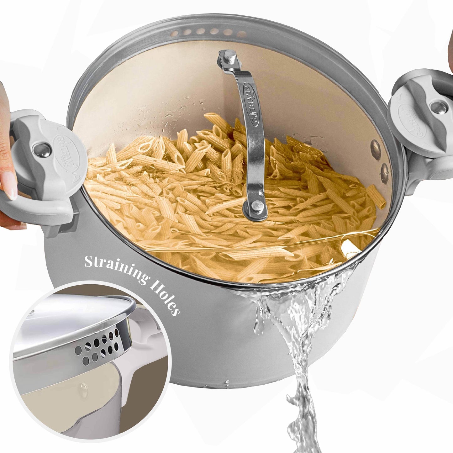 Pasta Pot with Strainer Lid